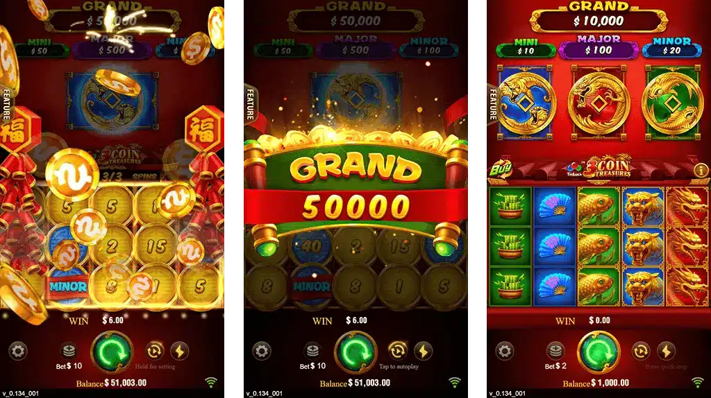 3 Coins Comecombonus Bonus